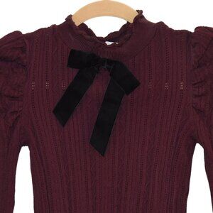 FINE KNIT LONG SLEEVE ZARA TOP